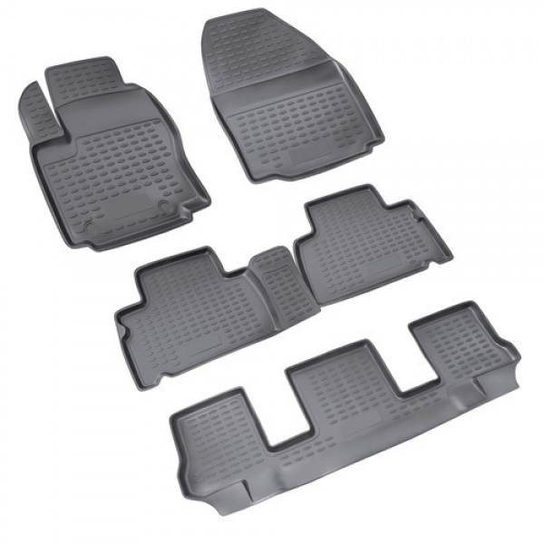 3D Patosnice FORD Galaxy, 2006-2014, 3 reda sedišta, set 5 kom.